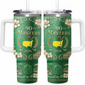 2026 Golf Tournament 40oz Tumbler with Handle, Green Jacket Augusta Map Insulated Cup, The 90th Masters Commemorative Gift for Golfers