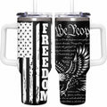 USA Tumbler 40oz With Handle, America Tumbler Gifts